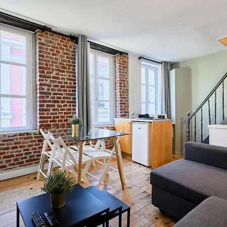 Grand-place & Vieux-lille: Equipped Duplex Apartment Lille