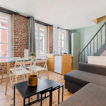 Grand-place & Vieux-lille: Equipped Duplex Apartment Lille