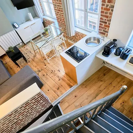 Apartment Grand-place & Vieux-lille: Equipped Duplex